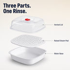 VaporLux™ — Steam Fish, Dumplings & Veggies Straight in Your Microwave
