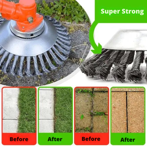 Weed Remover | Coiled Steel Wire | Eliminates Moss and Weeds | GartenTorque