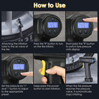 RapidFlow™ — Instantly Perfect Tire Pressure for Confident, Stress-Free Drives