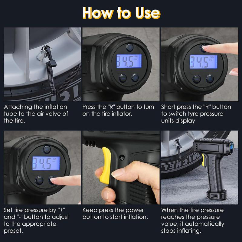 RapidFlow™ — Instantly Perfect Tire Pressure for Confident, Stress-Free Drives