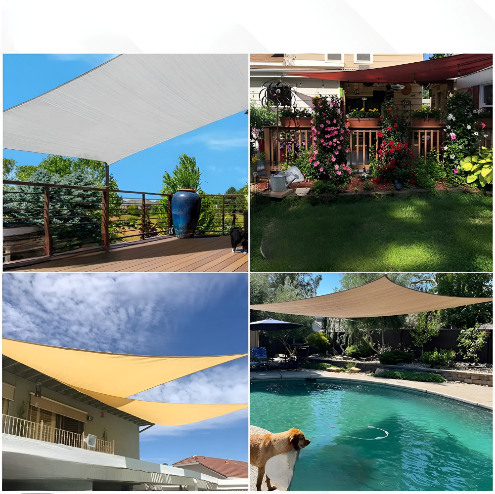 Rectangular Waterproof Sun Shade | Waterproof Outdoor Material | UV Defense | SkyCover