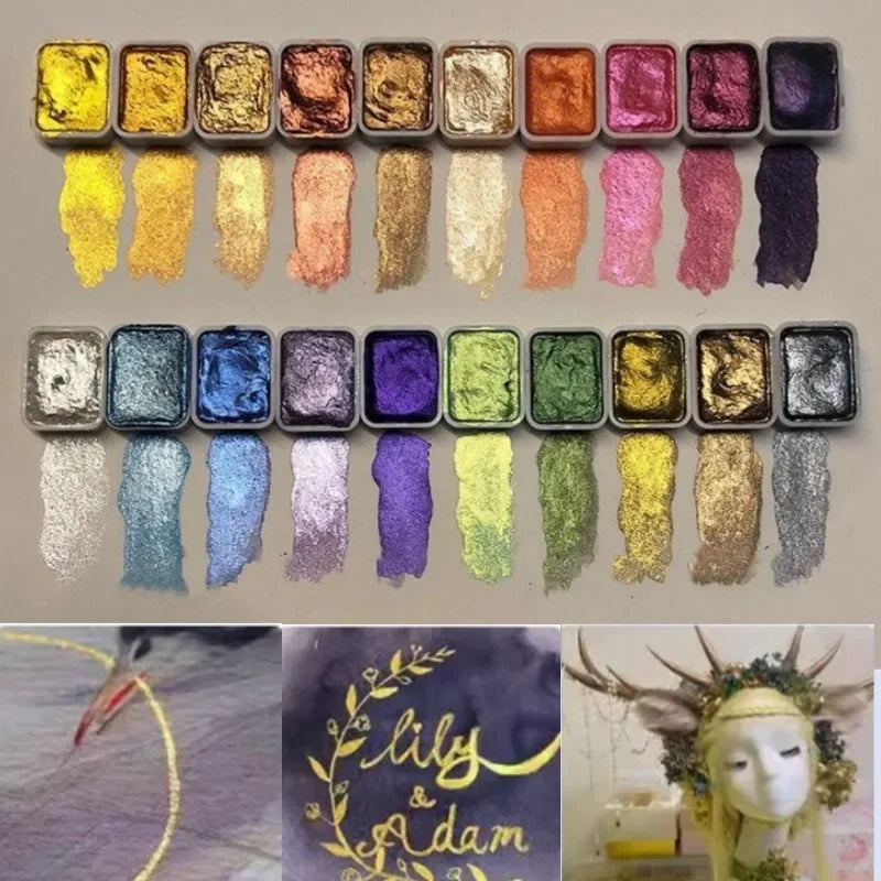 RadianceForge™ Pearlescent Pigments — Ignite Every Stroke with Magnetic, Mirror-Gloss Brilliance