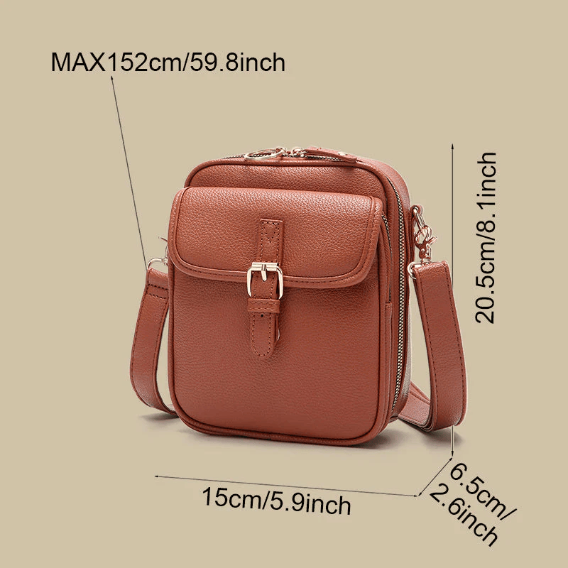 VellaRise™ Leather Crossbody — Effortless Style Meets All-Day Confidence