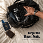 AeroGlide™ Mini Shaver — Zap 5 O'Clock Shadow in 90 Seconds On the Go