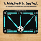 StrideMaster™ — Practice Genuine Match Footwork Right in Your Living Room