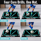StrideMaster™ — Practice Genuine Match Footwork Right in Your Living Room