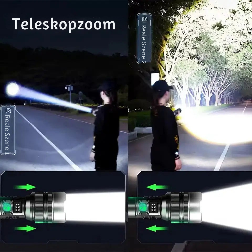 LED Flashlight | Waterproof & Ultra Bright | Zoom Feature | UltraBright