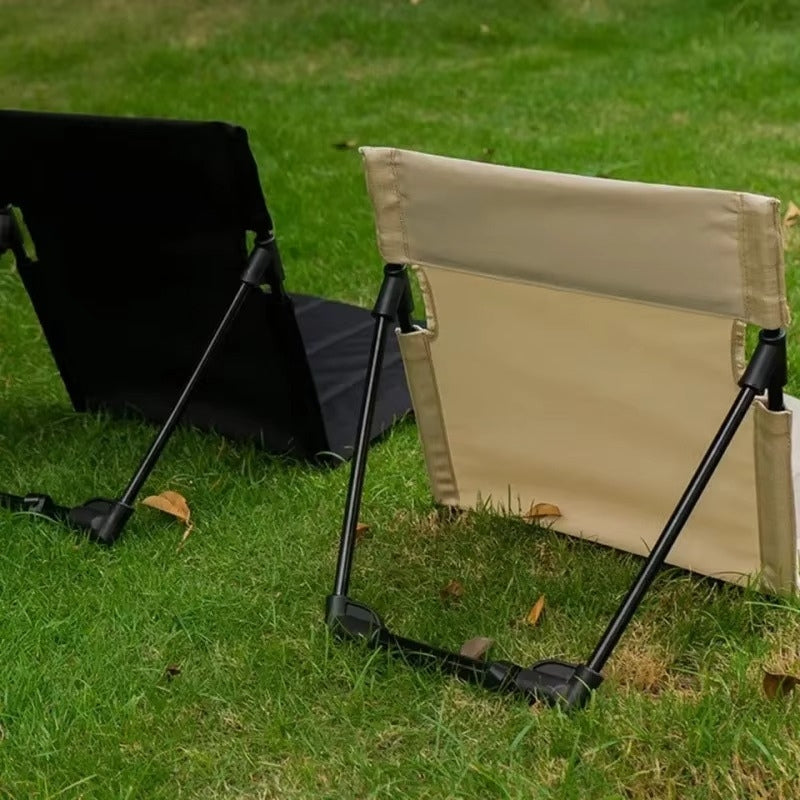 Foldable Camping Chair | Back Support for Relaxed Sitting | Cushioned Comfort for On the Go | GroundRest