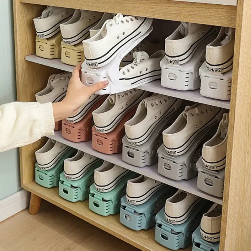Shoe Organizer | Optimal Space Saving | Adjustable Shoe Stackers | ShoeMate