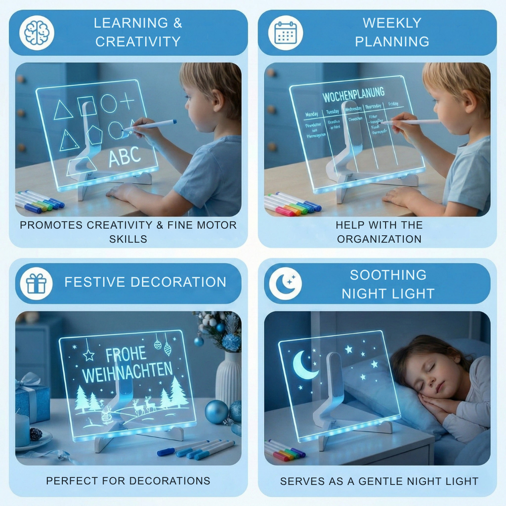 IllumiSketch™ — Ignite Your Child’s Imagination with Brilliant, Glowing Creations That Inspire Endless Joy