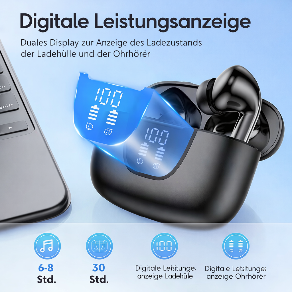 Wireless Earbuds | In-Ear Headphones | Extended Listening Comfort & Crisp Calls | Voltiva