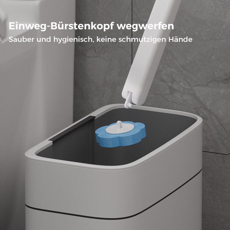 Disposable Toilet Brush | Antibacterial | Sanitary Sponge Heads | CleanClick