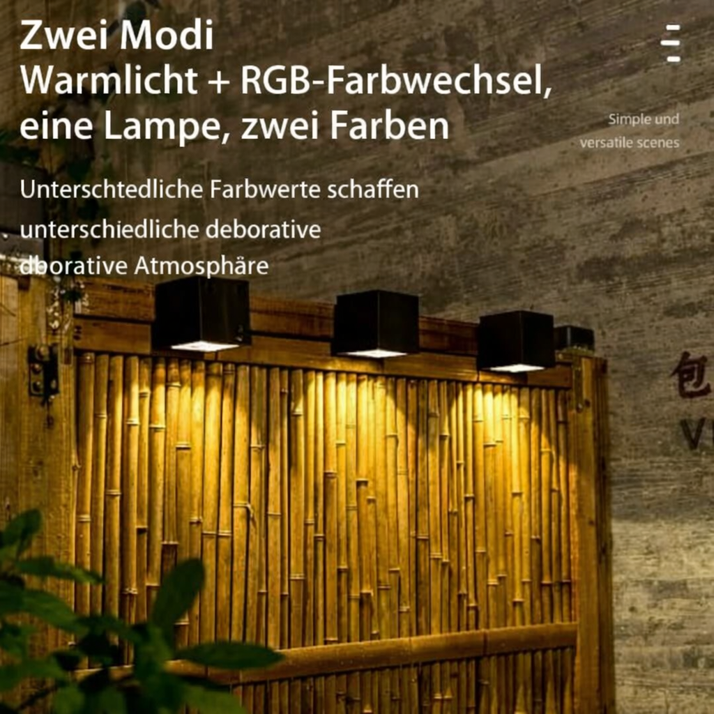 Wall lamp | Solar LED lamp | Weather-resistant wall light | Buenosaires
