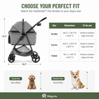 VitaStride™ Pet Stroller — Unlock Effortless Freedom and Joy on Every Adventure with Your Pet