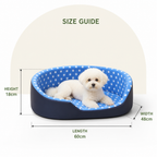 DogBedHouse Plush & Breathable Non-Slip Pet Mat (Removable Washable Cover)
