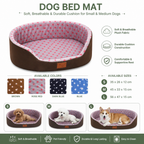 Dog Bed Mat for Small & Medium Dogs | Soft Breathable Plush | Durable Cushion | Comfortable Rest