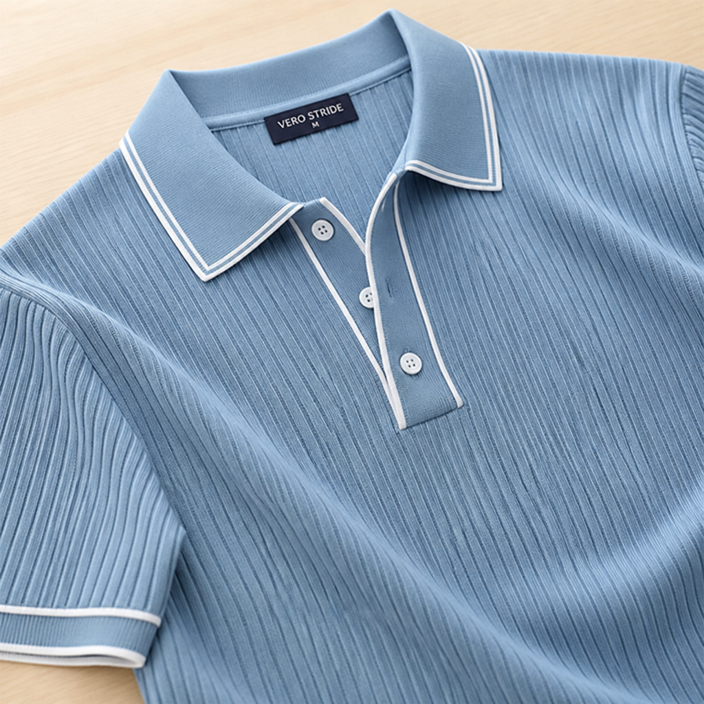 VeroStride™ Performance Polo — Move Freely, Look Sharp, Own Every Moment