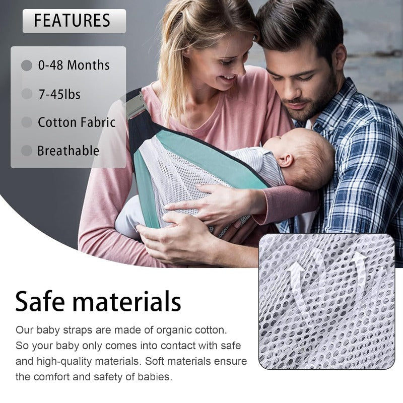 ZephraLuxe™ — Enjoy Effortless, Cool Comfort and Shoulder-Soothing Support Every Step with Your Baby