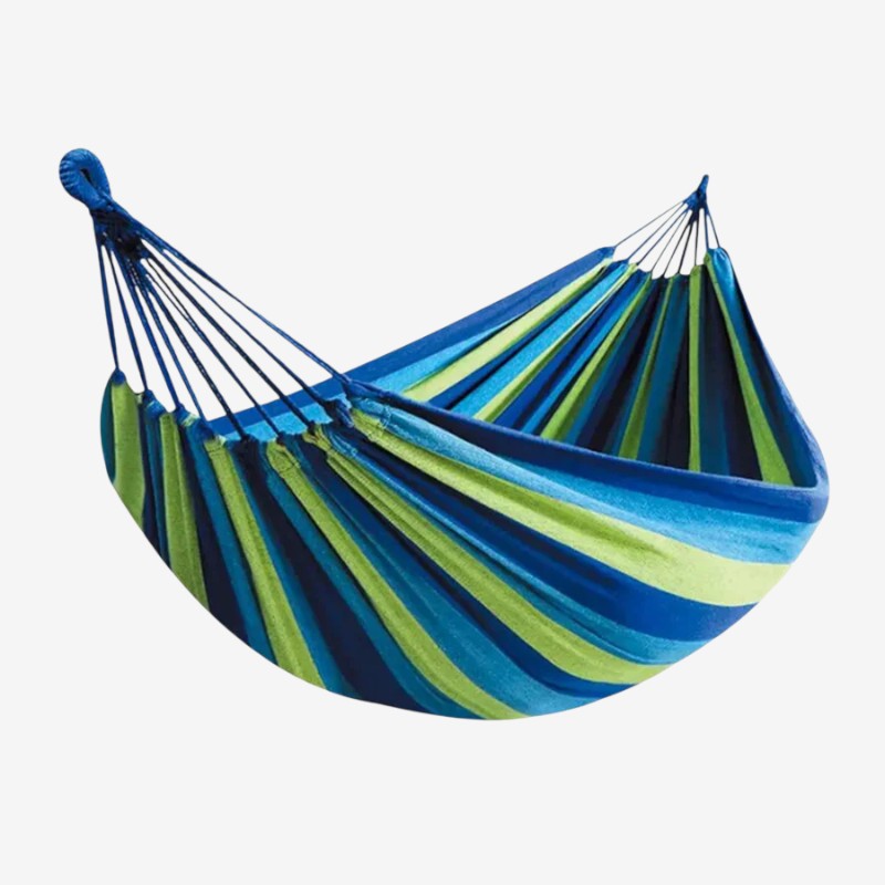 Striped Hammock | Fast Setup | Slip-Resistant | LoungeFold