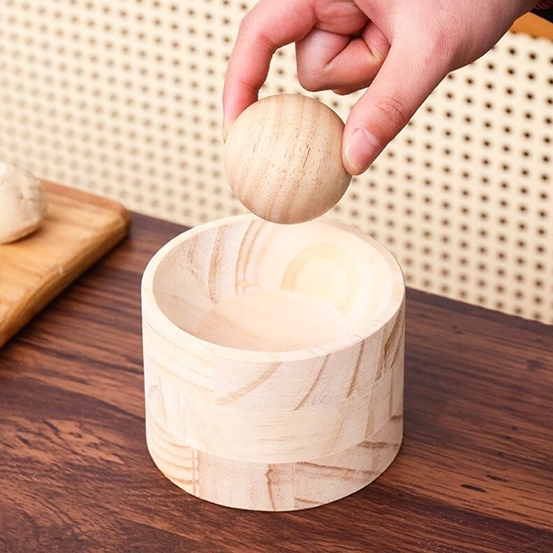 Dumpling| Dough Press crafted from Wood | Stick-Resistant Surface | DumpliForm