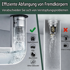 Sink Drain Stopper | Stainless Steel Clog-Resistant Filter | FilterPro