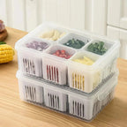 Refrigerator Organizer | Drip Tray Insert to Combat Moisture | Stackable Box | CoolClear