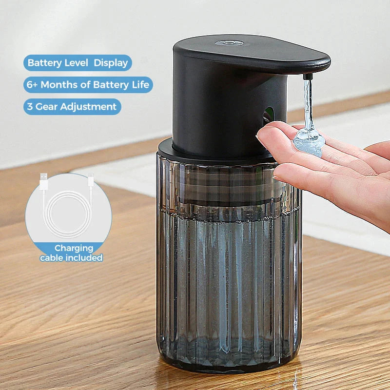 Automatic Soap Dispenser | Touch-Free Sensor Delivery | Rechargeable and Refillable | HygiaFlow