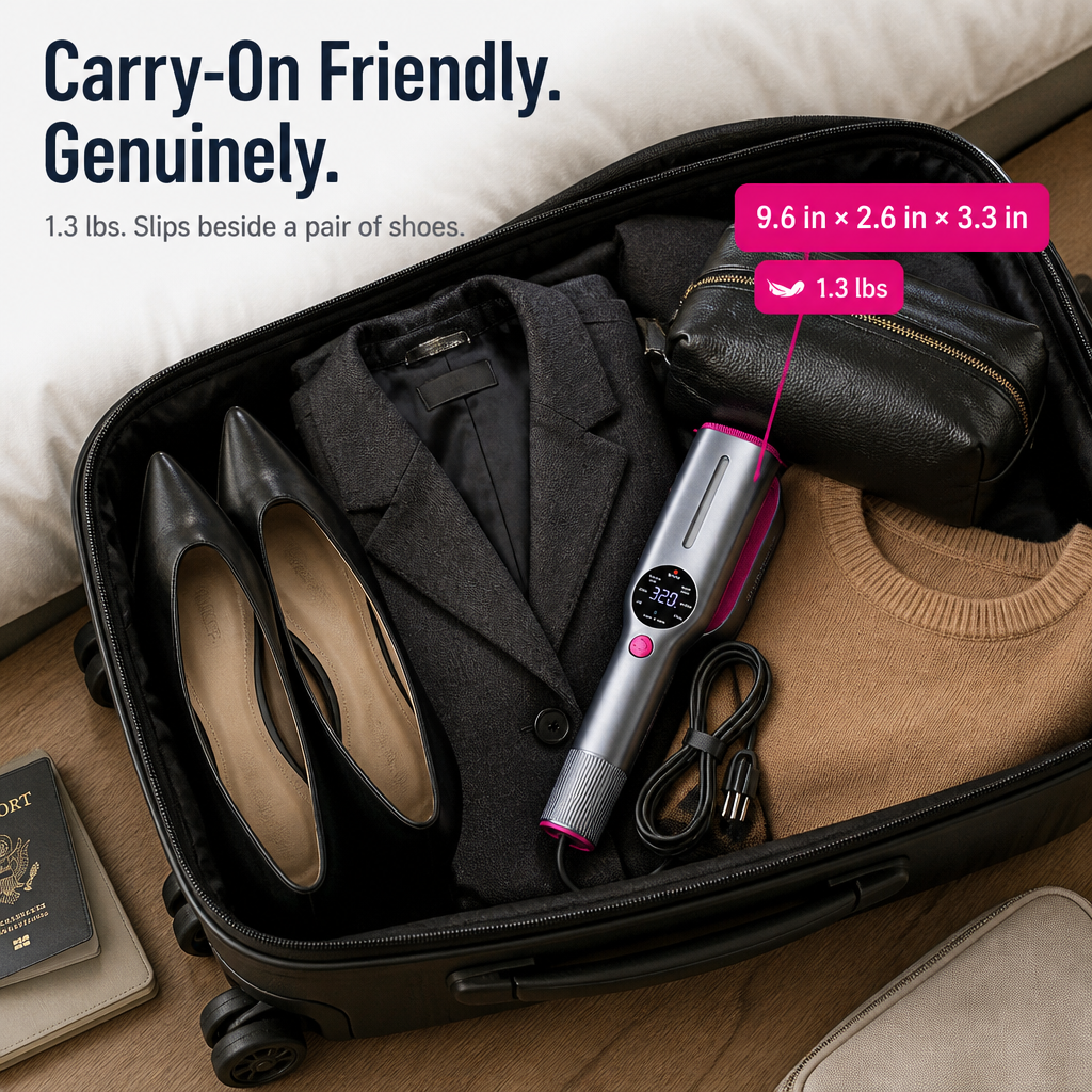 FlashFlow™ — Look Flawless Fast with Effortless, Deep-Steamed Perfection