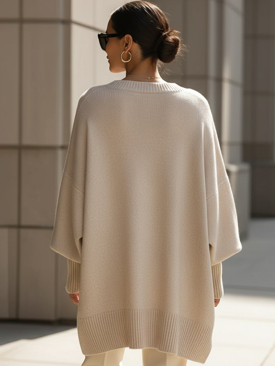 LuxeAura™ Sweater — Wrap Yourself in Irresistible Softness and Flattering Freedom