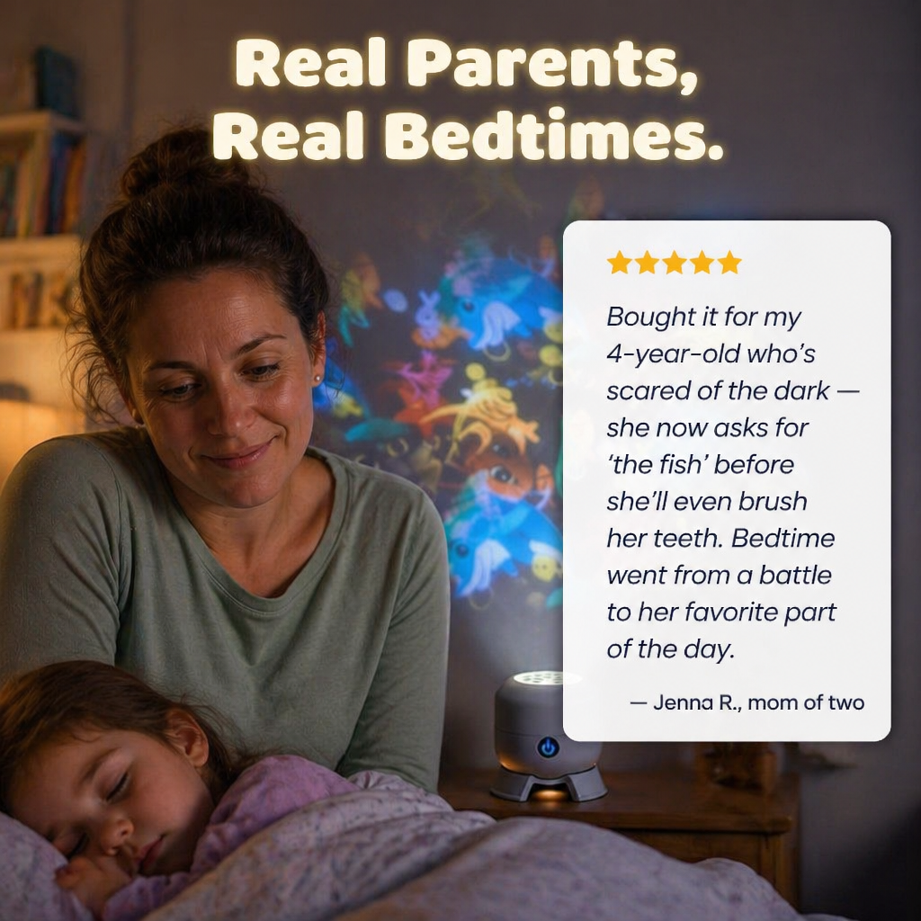 AquaLume™ — Soothe Restless Sleepers With a Living Underwater Light Display