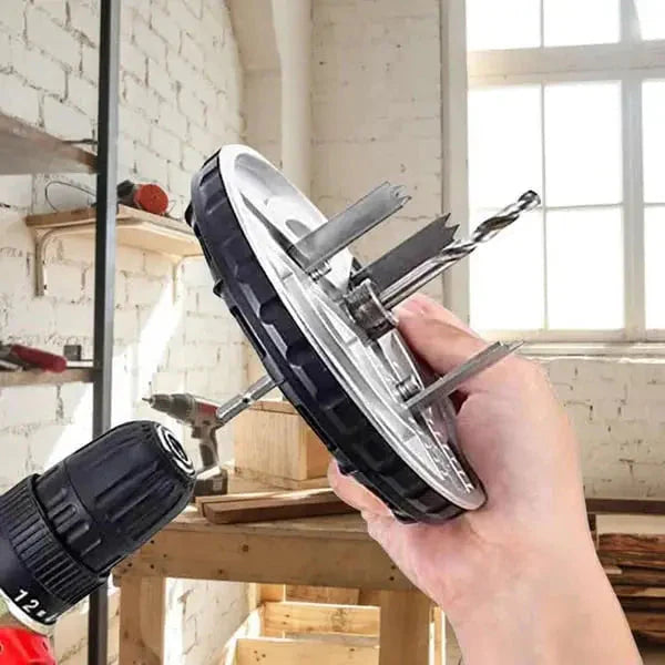 Adjustable Circle Cutter Drill Attachment | Hole Cutter Adjustable | Precise Cuts | DrillForm