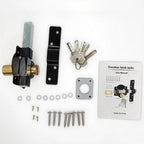 Gate Lock with Key | Corrosion-Resistant | Spring Bolt | GateSecure