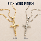 SolaraFaith™ — Sport a Crucifix That Won't Fade, Break, or Stain Your Skin Green