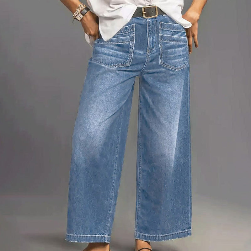HaloStride™ — Embrace Confidence with Jeans that Honor Your Curves and Freedom