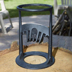Large Cast Iron Wood Splitter | Safety Ring | Fireplace | IronKindling