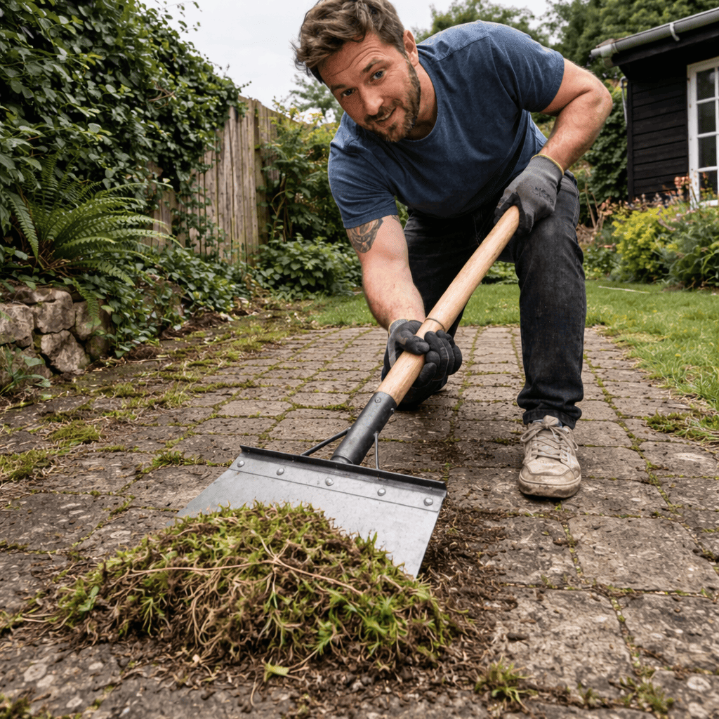 SwiftCleanse™ Pro Scraper — Slice Through Weeds Fast While Saving Your Back and Energy