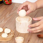 Dumpling| Dough Press crafted from Wood | Stick-Resistant Surface | DumpliForm