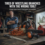 BranchBoss™ — Cut Through 35cm Branches Cordlessly and Quietly in Seconds