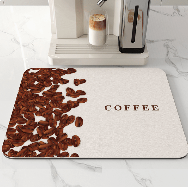Drip Mat | Diatomite Kitchen Mat Fast-Drying | Maintains Dry Countertop | DishDryer