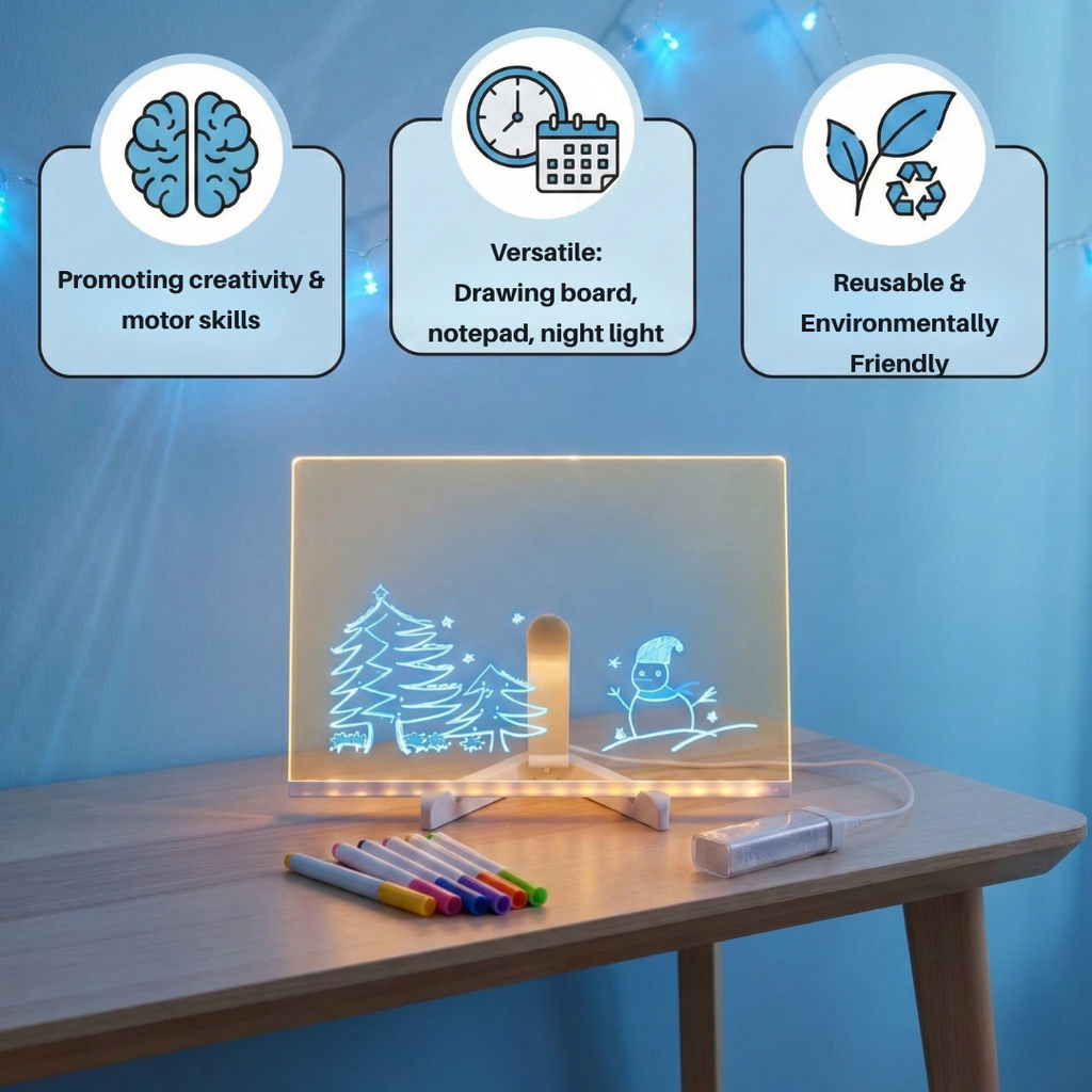 IllumiSketch™ — Ignite Your Child’s Imagination with Brilliant, Glowing Creations That Inspire Endless Joy