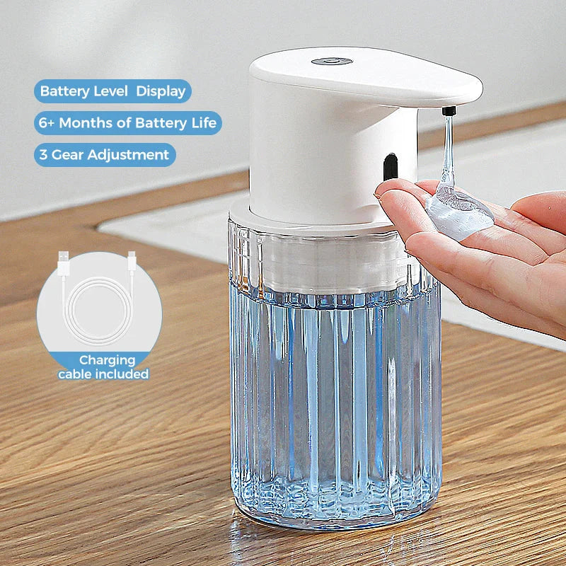 Automatic Soap Dispenser | Touch-Free Sensor Delivery | Rechargeable and Refillable | HygiaFlow