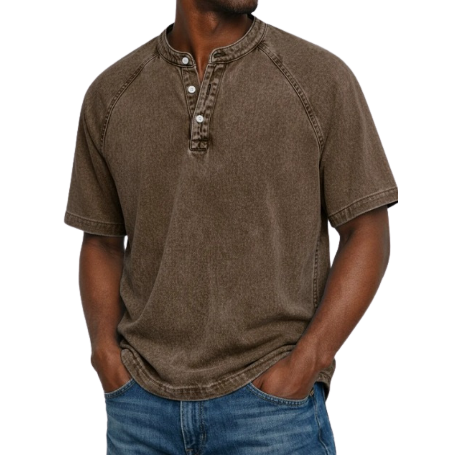 GravitasWear™ Henley — Comfort That Grows Softer, Style That Never Fades