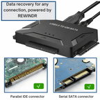 Hard Drive Adapter USB | IDE and SATA Connection | Rapid Data Access | RecoverPro