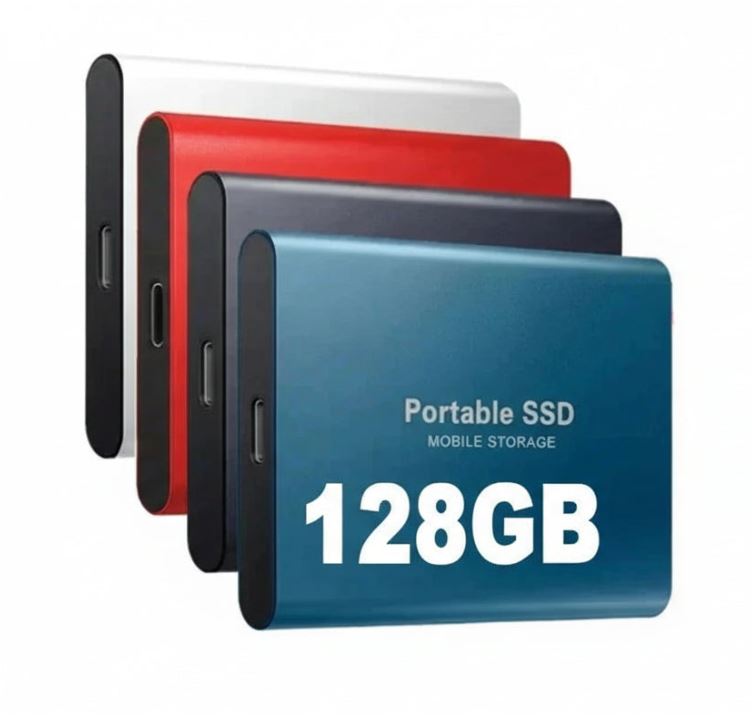 External SSD 128 GB | 20 MB/s Speed | Aluminum Shock-Resistant Waterproof | Driveon