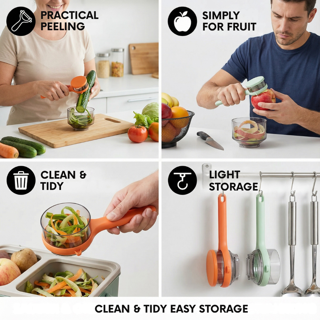 SwiftSlicr™ — Effortless Peeling and Perfect Prep in Seconds