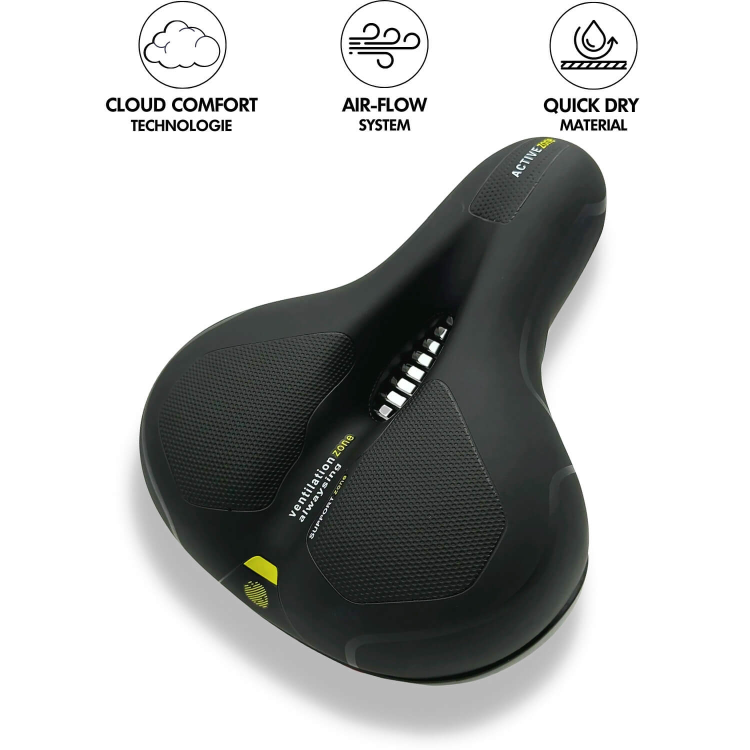 Bicycle Saddle | Comfort Ergonomics | Shock Dampening | RideRelief