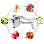 Manual Fruit Press | Stainless Steel Citrus Juicer | Lever Handle with Non-Slip Grip | PureSqueeze