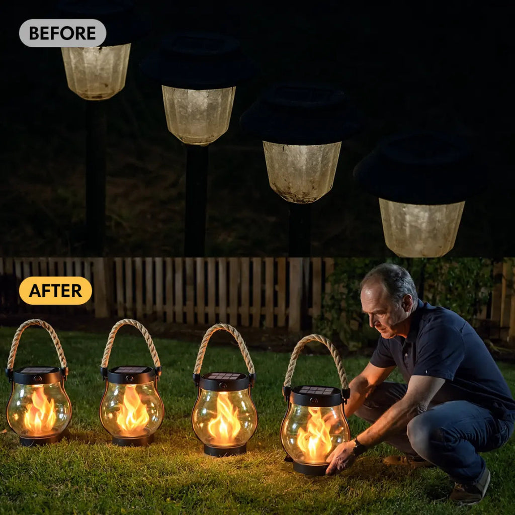 SolarAura™ — Wrap Your Nights in Safe, Mesmerizing Firelight That Lasts All Evening