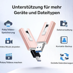 USB Stick | Expanded Storage Capacity | Multi-Port File Transfer | SnapStick