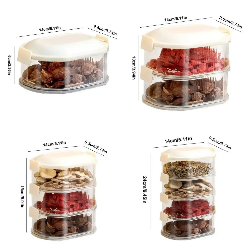Spice Boxes | Organize Faster Than Ever | Stackable, Airtight, Clear | SpiceNest